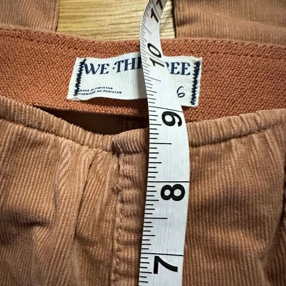 Free people Jenny slim flare orange corduroy jeans 26 - Picture 7 of 11